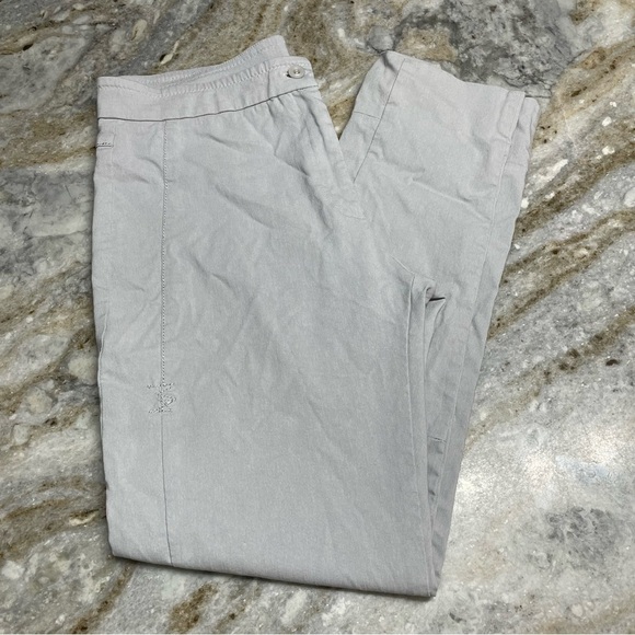 Porto San Francisco Light Gray Slim Fit Stretchy Pants size 3/Large - Picture 9 of 9